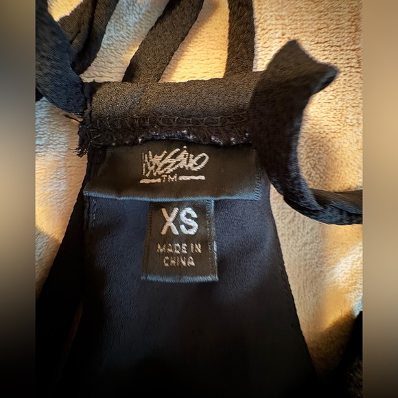 Mossimo Supply Co. Black Midi Dress sleeveless, ties around the neck - Picture 8 of 8